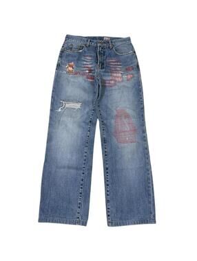Guess usa unique thread work denim jeans